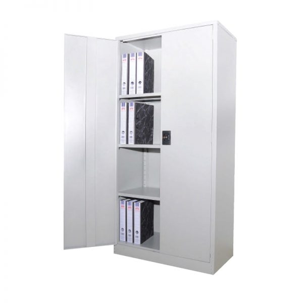 Full Height Cupboard with Steel Swing Door c/w 3 adjustable shelf