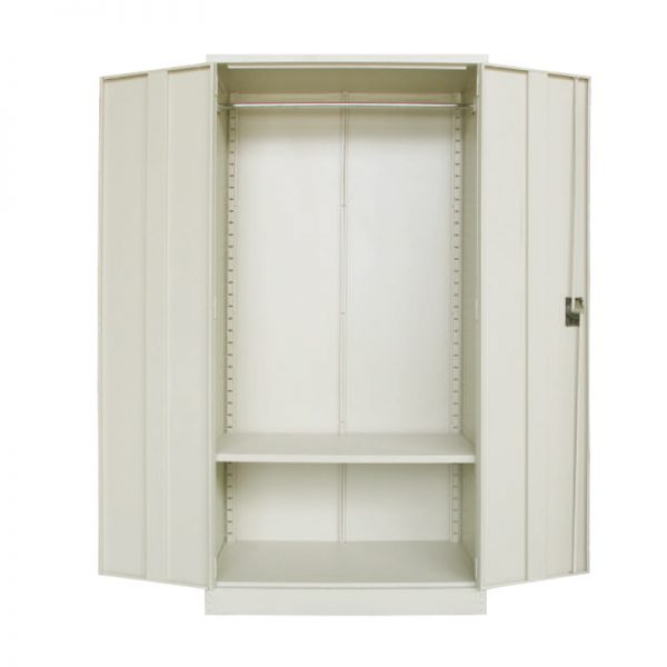 Full Height Wardrobe with Steel Swinging Door c/w 1 Cloth Hanging Bar at Top & 1 Adjustable Shelf at Bottom