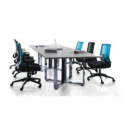 Cassia Chrome Conference Table