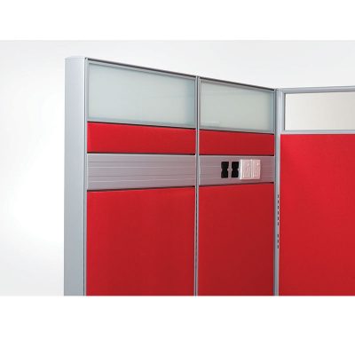 40mm Slim Panel System Office Partition - Keno Design