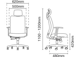 ergo layout fabric | Keno Design